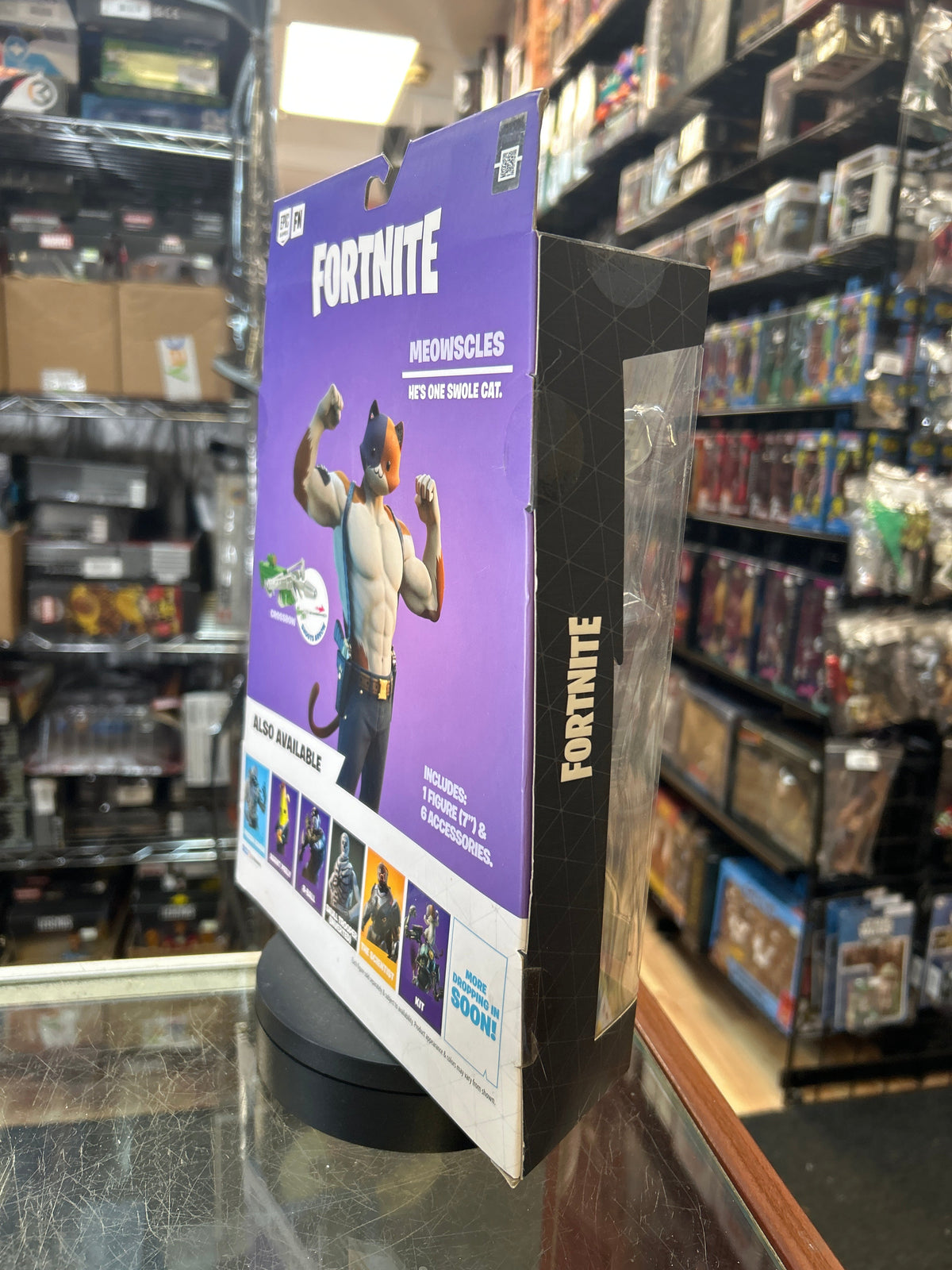 Meowscles -Legendary Brawlers- (Fortnite, Jazwares) **SEALED** product image 3, provided for visual reference and product