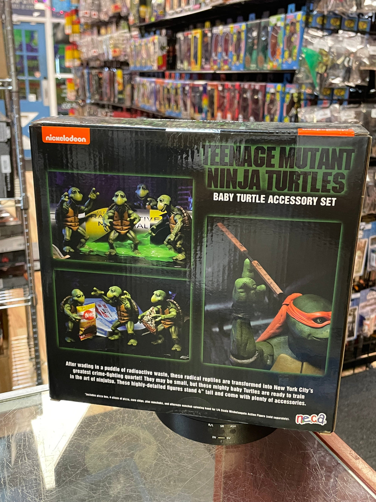Baby Turtle Accessory Set (Neca, TMNT) **SEALED** product image 2, provided for visual reference and product detail review