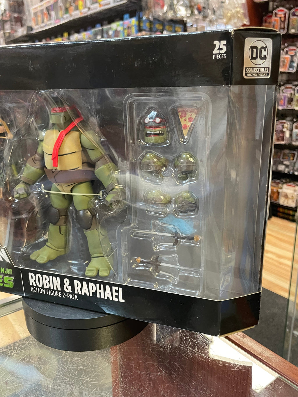 Robin & Raphael 2 Pack (Batman Vs Teenage Ninja Turtles, DC Collectibles) SEALED product image 9, provided for visual