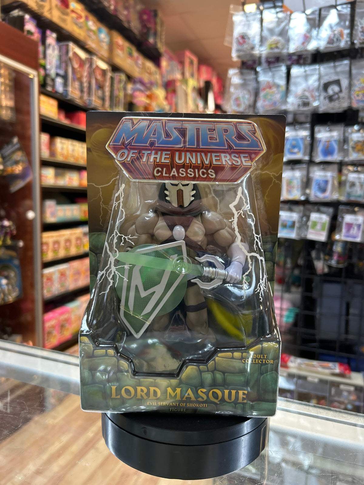 Lord Masque (Mattel, Classics, MOTU) **SEALED** product image 1, provided for visual reference and product detail review