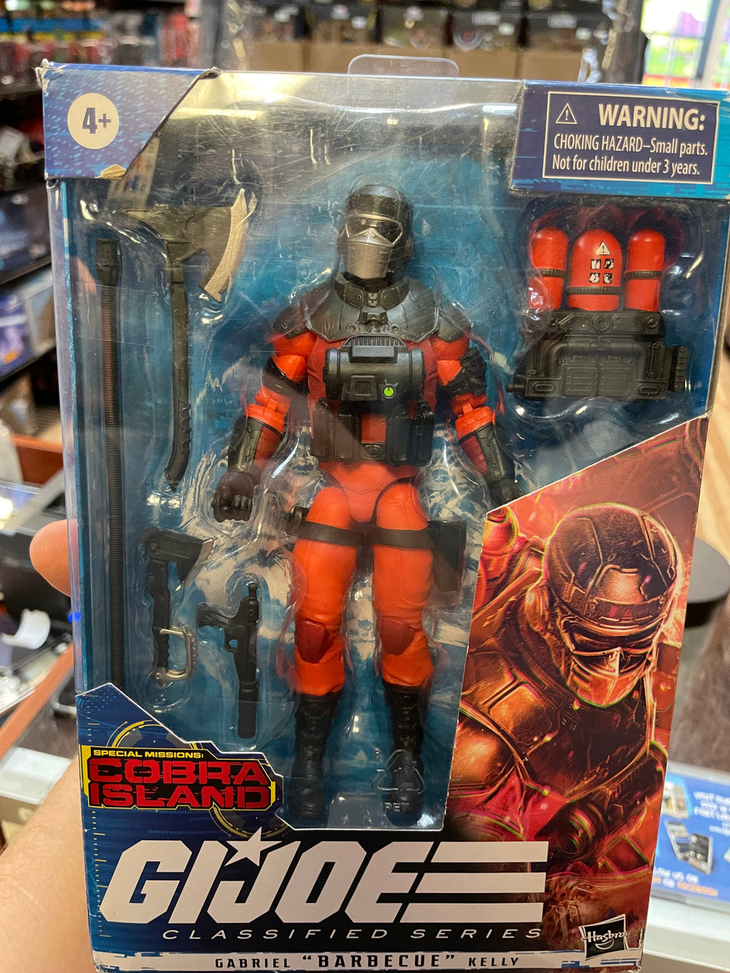Barbecue Kelly #32 (GI Joe Classifieds, Hasbro) **SEALED** product image 2, provided for visual reference and product detail