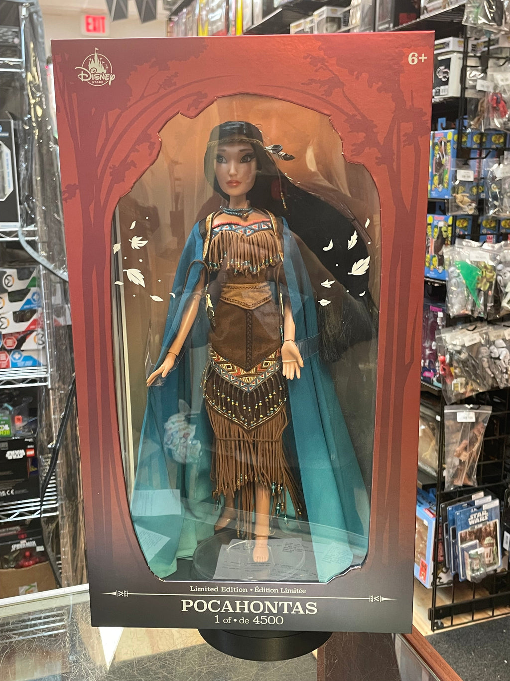 Pocahontas 17" Doll -LE 4500- (Walt Disney, Park Exlcusive) **NEW** product image 1, provided for visual reference and