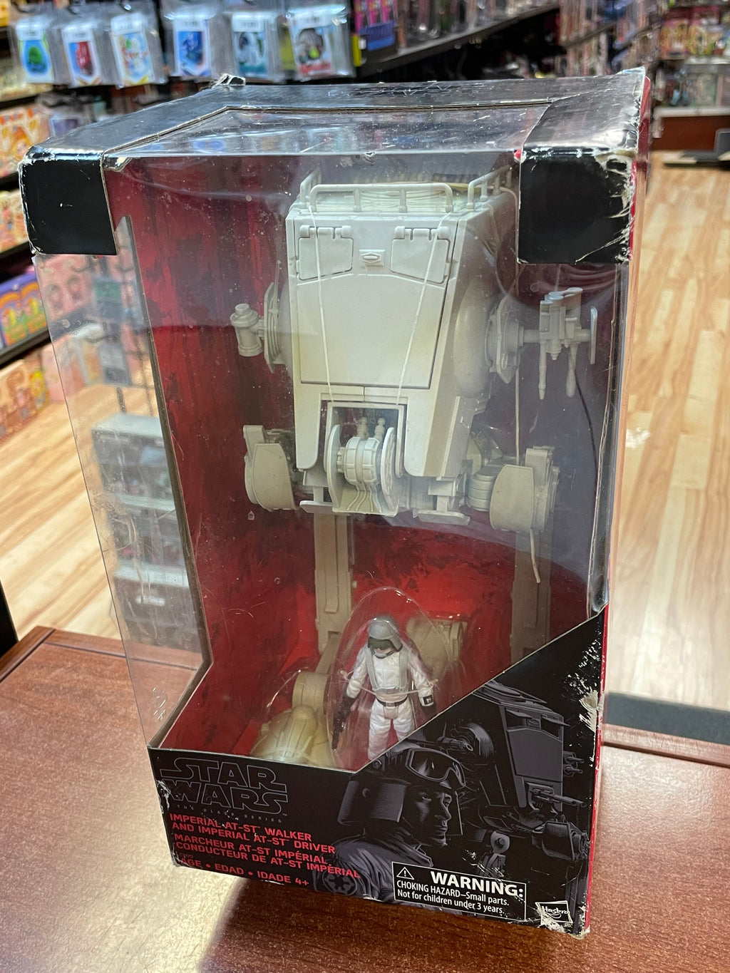 Imperial AT-ST Walker & Driver (Star Wars The Black Series, Hasbro) SEALED product image 6, provided for visual reference