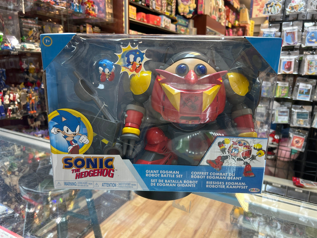 Giant Eggman Robot Battle Set (Sonic The Hedgehog, Jakks Pacific) **SEALED** product image 1, provided for visual reference