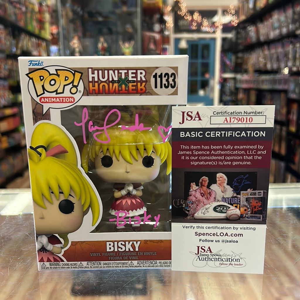 Bisky signed by Tara Sands (Funko, Attack on Titan) *JSA* product image 1, provided for visual reference and product detail