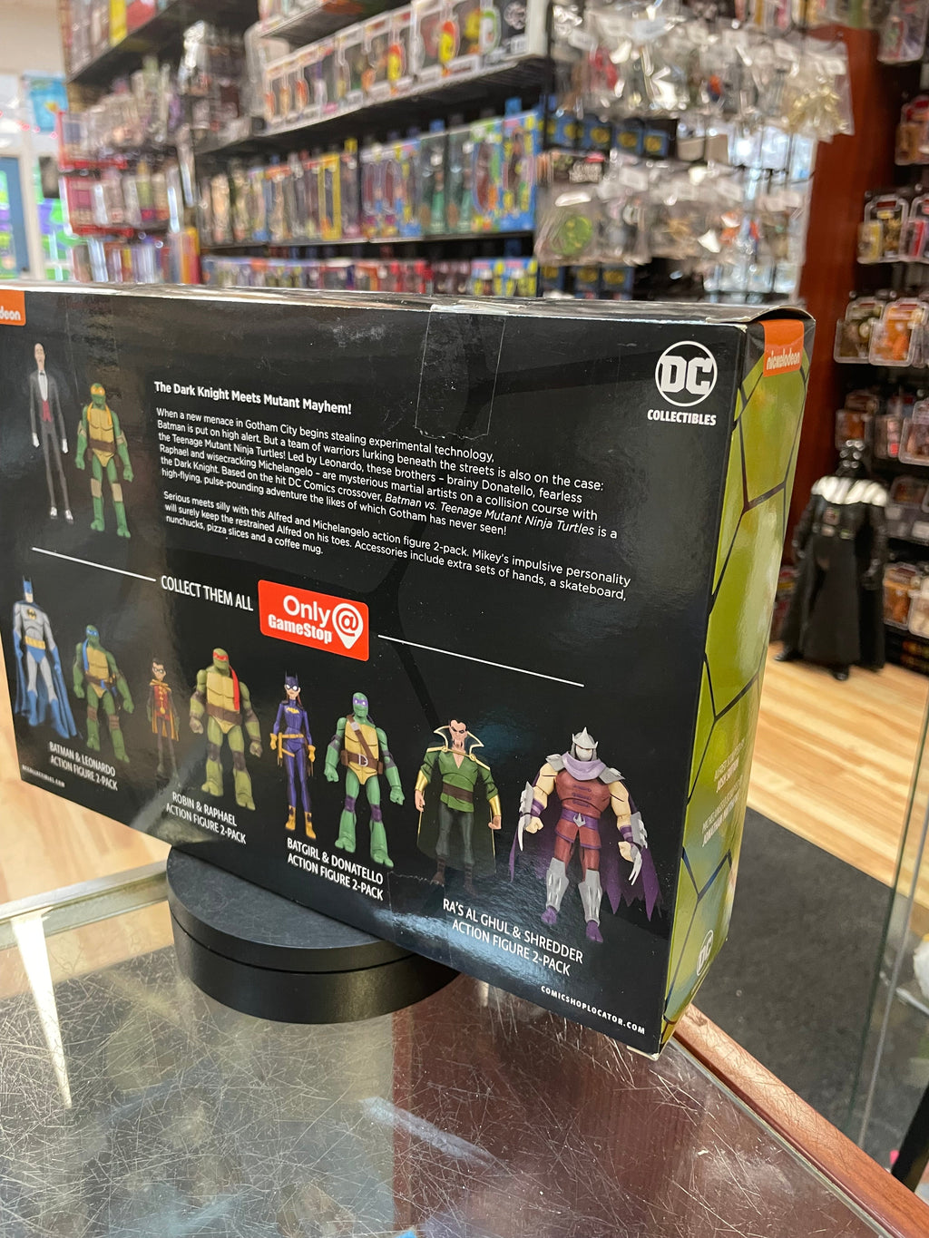 Alfred & Michelangelo 2 Pack (Batman Vs Teenage Ninja Turtles, DC Collectibles) SEALED product image 6, provided for visual
