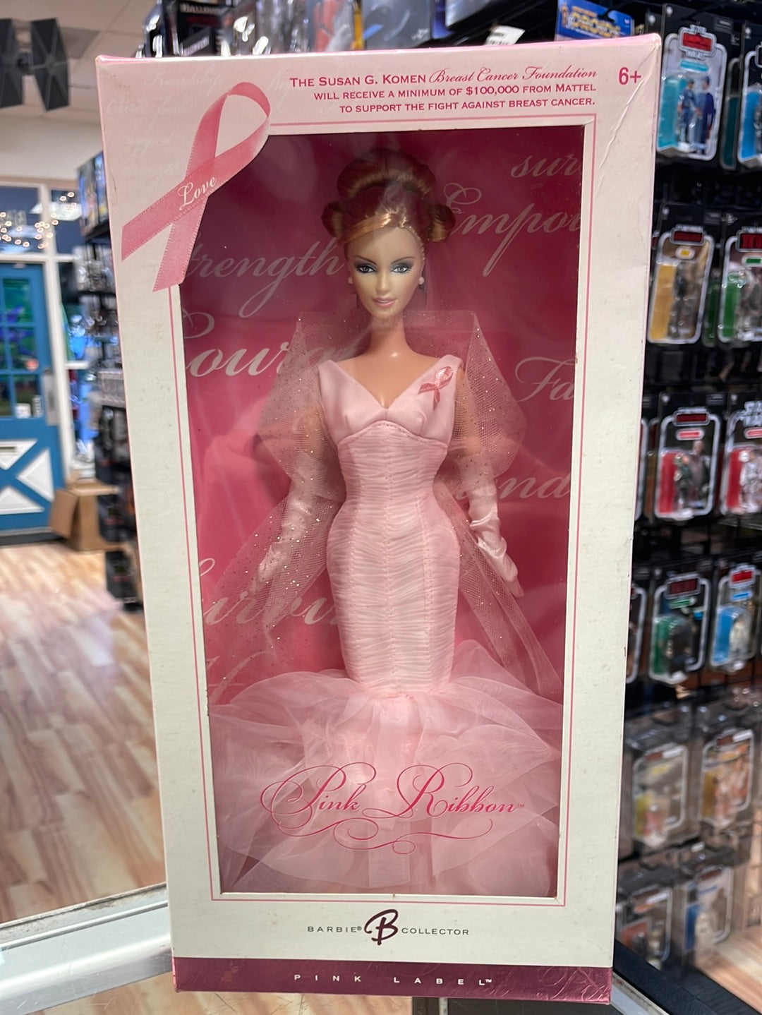 Pink Ribbon Barbie J0932 (Mattel, Vintage Barbie) product image 1, provided for visual reference and product detail review