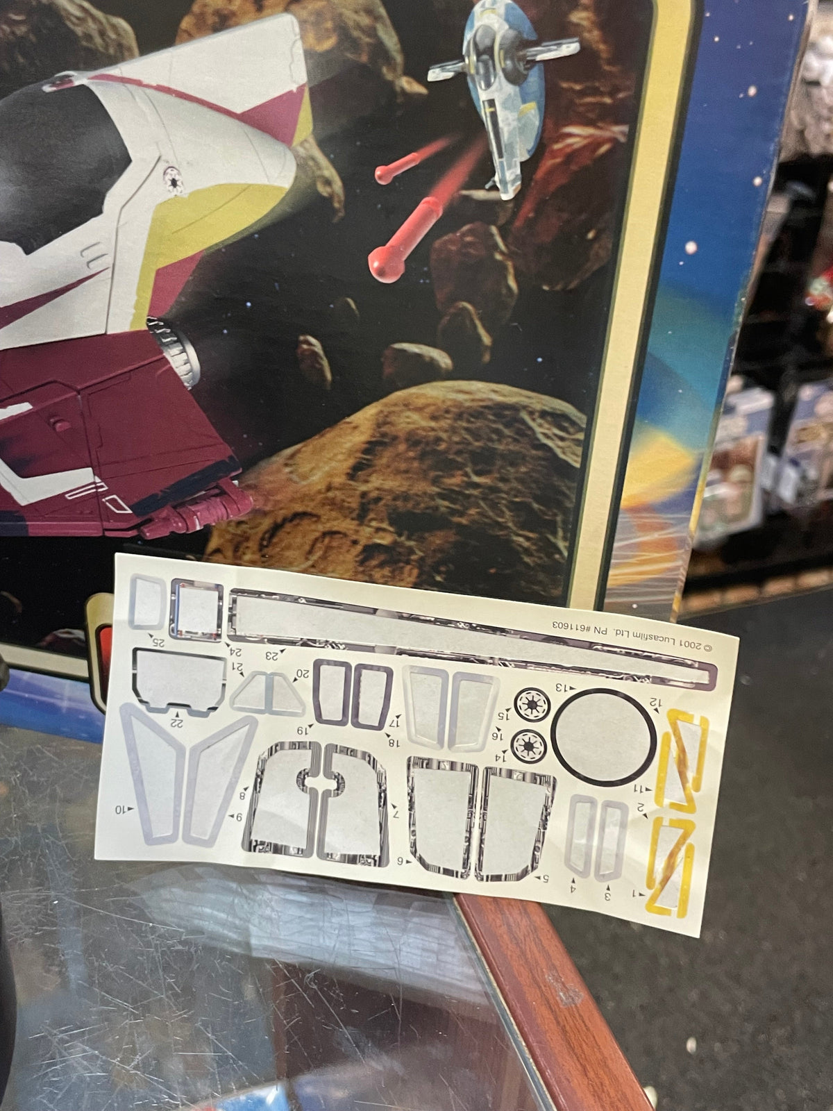 Obi Wan Jedi Starfighter (Vintage Star Wars, Hasbro) **COMPLETE** product image 13, provided for visual reference and