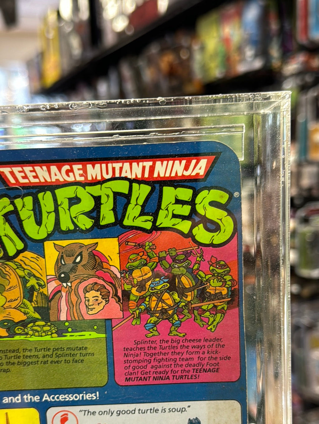 April O’Neil 10 Back No Press (Vintage TMNT Ninja Turtles, Playmates) *CAS Graded 80* product image 11, provided for visual