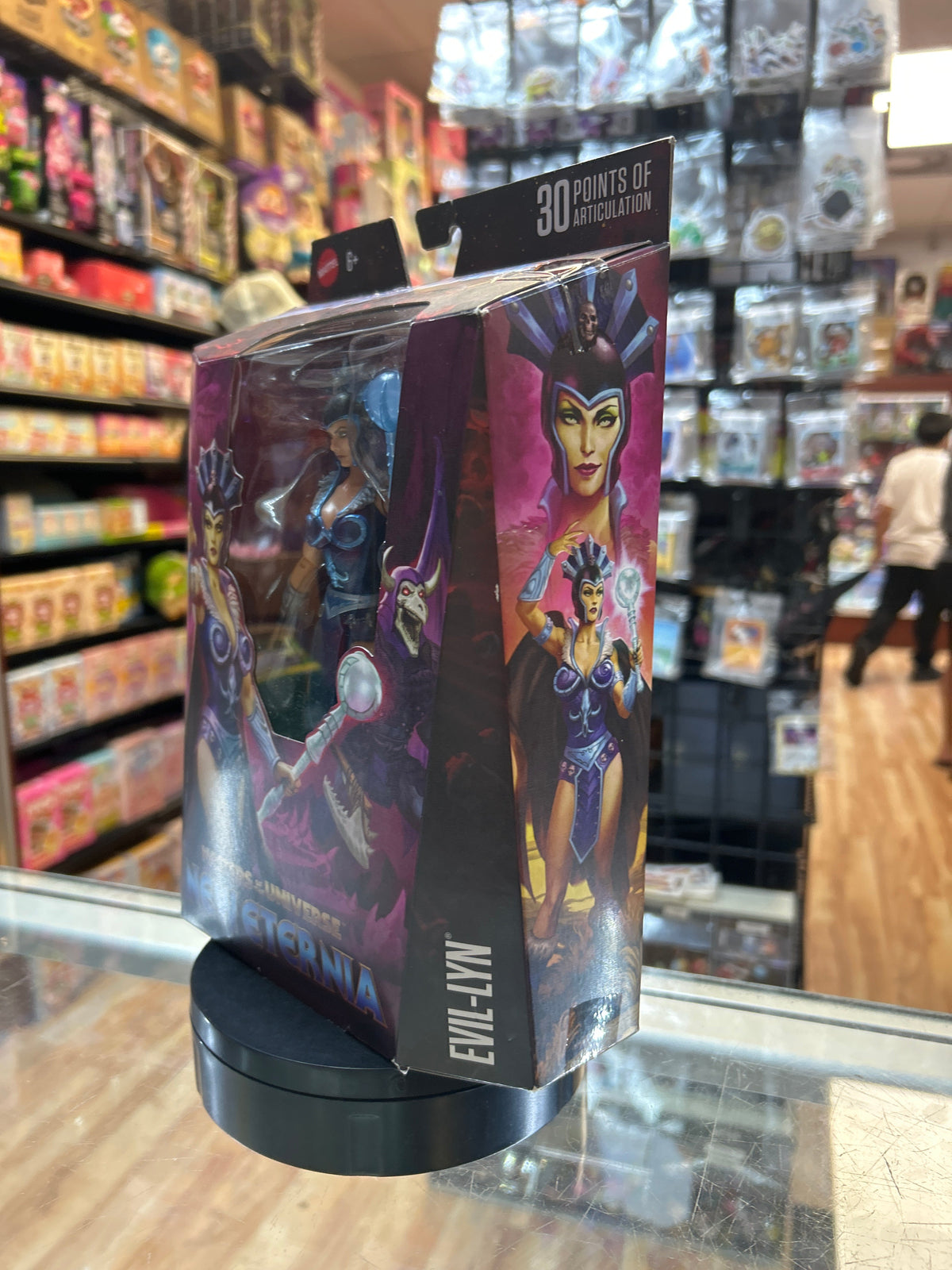 Evil-Lyn (MOTU New Eternia, Mattel) **SEALED** product image 6, provided for visual reference and product detail review