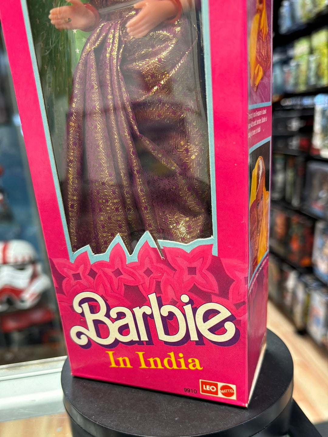 Purple Dress Barbie In India 9910 (Vintage Barbie, Leo Mattel) product image 5, provided for visual reference and product