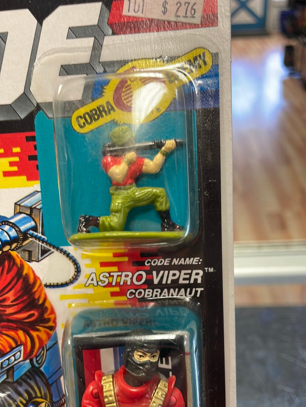 Astro Viper with Micro Figure (Vintage GI Joe, Hasbro) Sealed product image 4, provided for visual reference and product