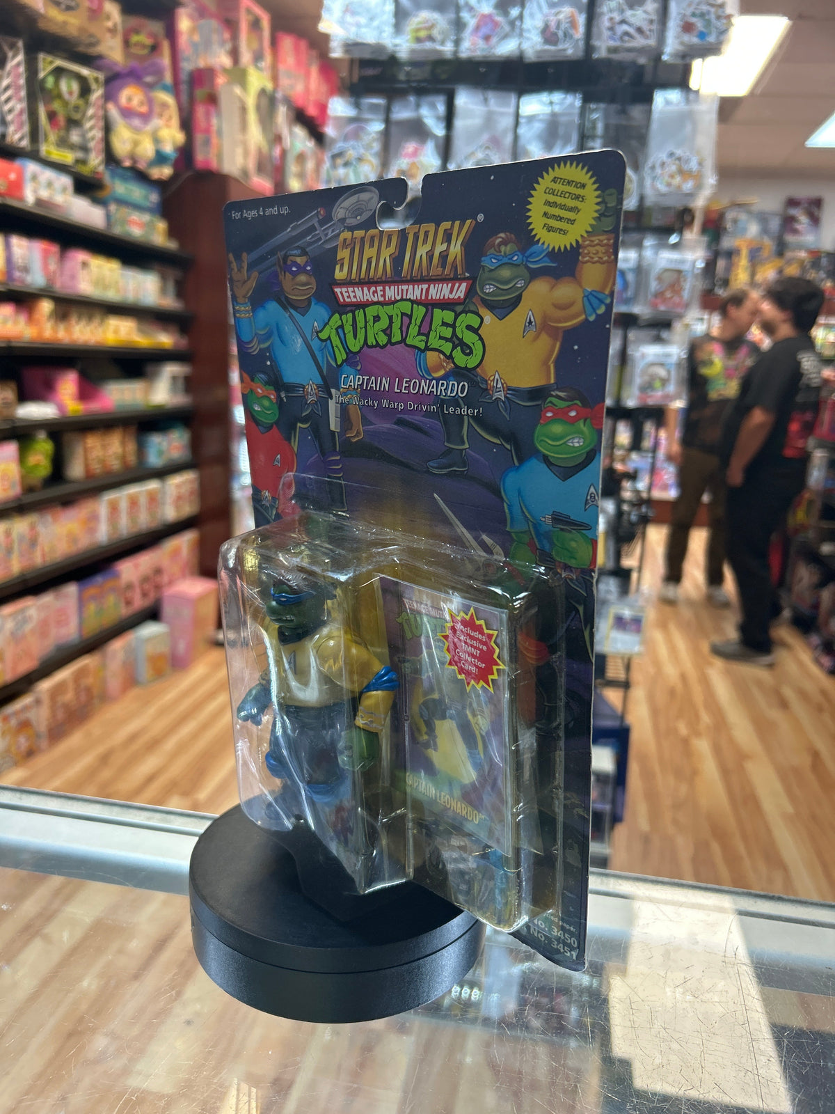 Captain Leonardo 2570 (Vintage TMNT Ninja Turtles, Playmates) **SEALED** product image 6, provided for visual reference and