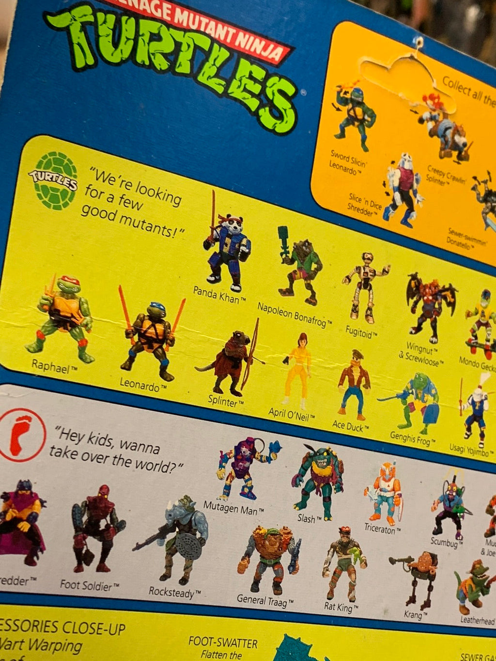 Napoleon Bonafrog 0090 (Vintage TMNT Ninja Turtles, Playmates) Sealed product image 12, provided for visual reference and