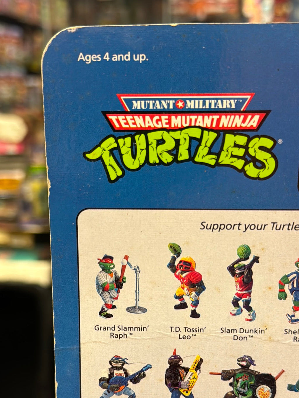 Raph the Green Beret 0124 (Vintage TMNT Ninja Turtles, Playmates) Sealed product image 9, provided for visual reference and