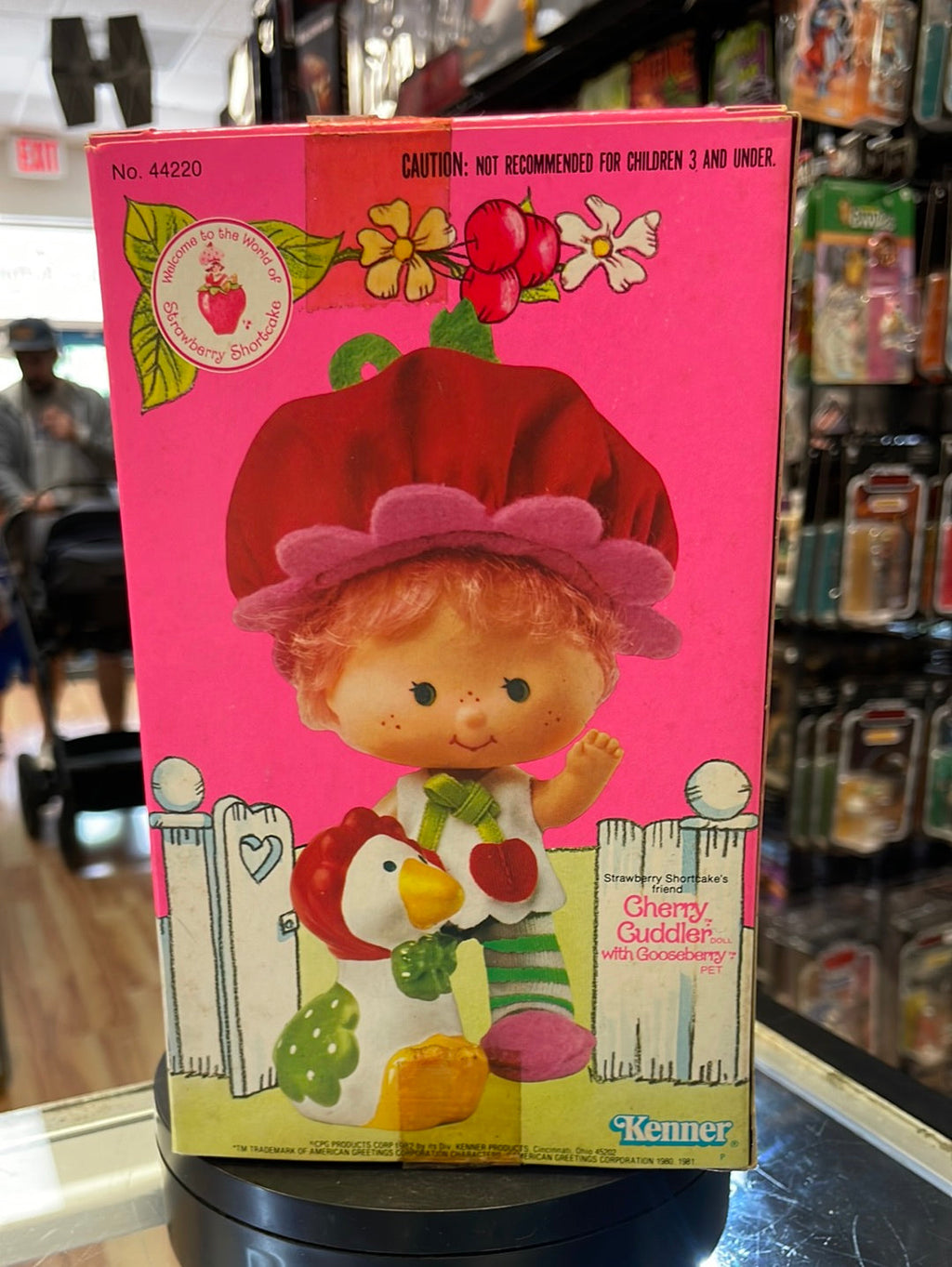 Cherry Cuddler with Gooseberrry (Vintage Strawberry Shortcake, Kenner) Open Box product image 6, provided for visual
