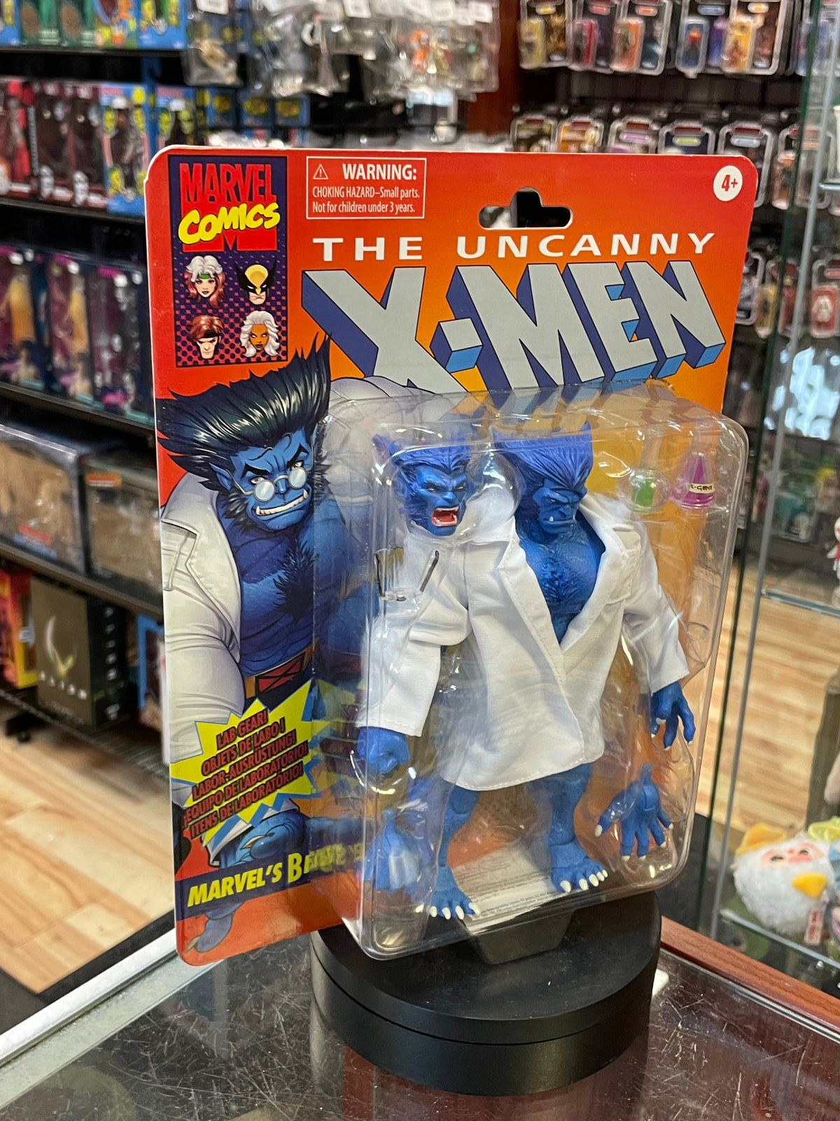 Marvel’s Beast Retro Card (X-Men, Marvel Legends, Hasbro) SEALED product image 3, provided for visual reference and product