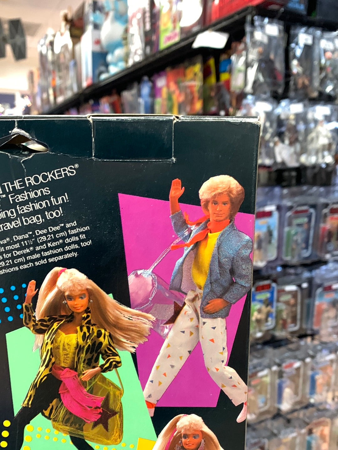 Rockers Orange Jump Suit 3392 (Vintage Barbie, Mattel) Sealed product image 7, provided for visual reference and product