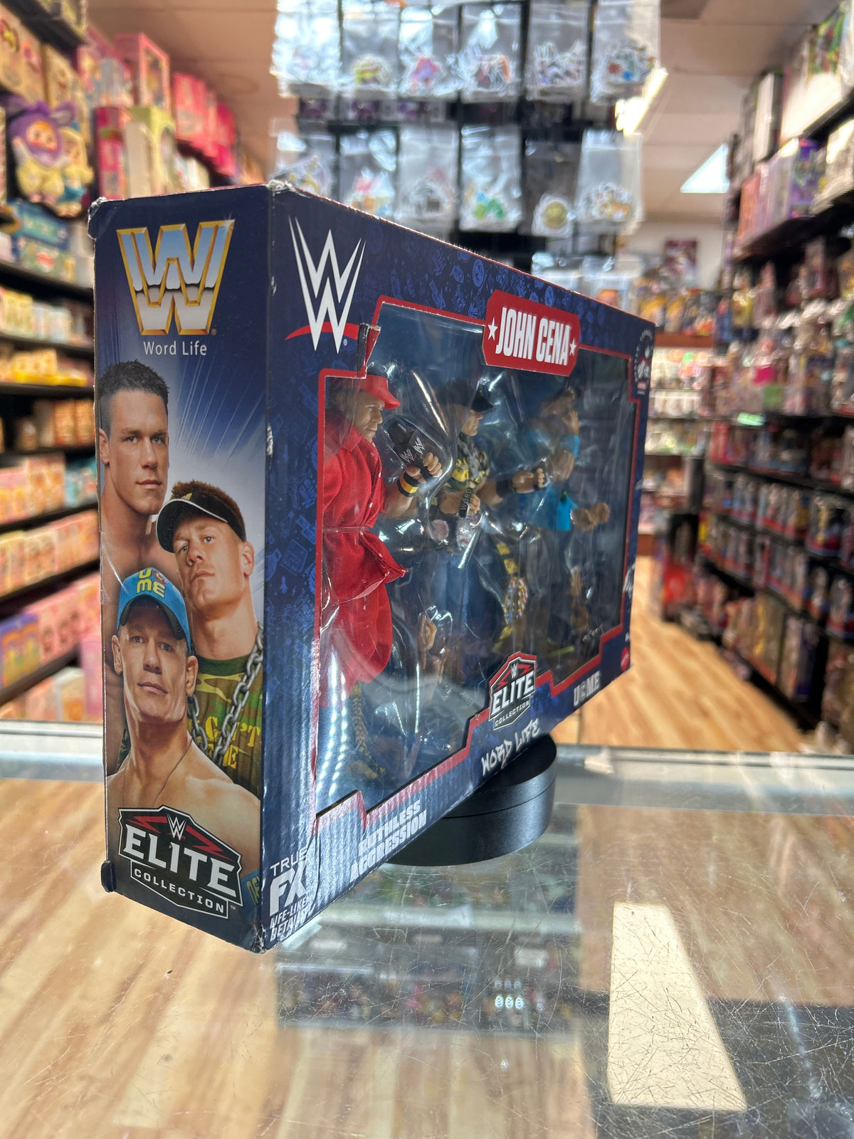 John Cena -Hustle Loyalty Respect 3pack- (WWE Elite, Mattel) *SEALED* product image 2, provided for visual reference and