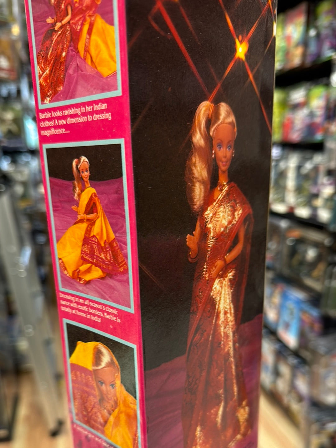 Purple Dress Barbie In India 9910 (Vintage Barbie, Leo Mattel) product image 8, provided for visual reference and product
