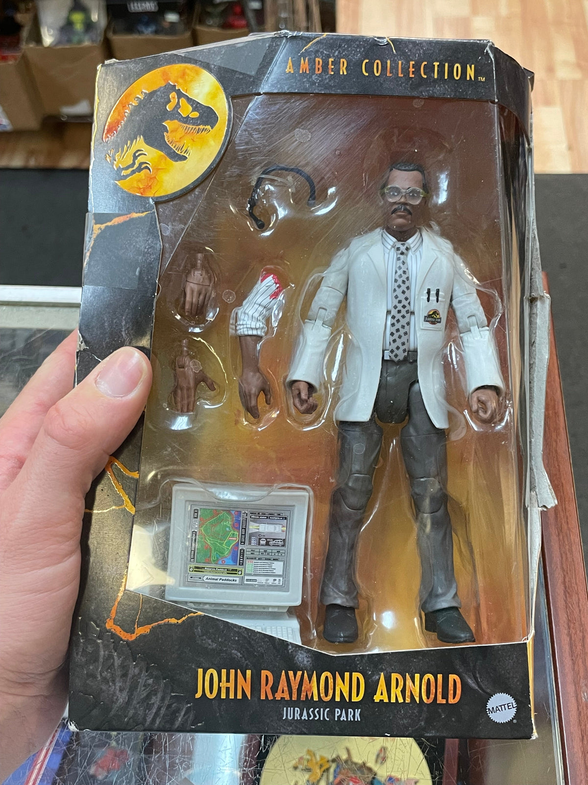 John Raymond Arnold (Jurassic Park, Amber Collectio) **NEW** product image 4, provided for visual reference and product