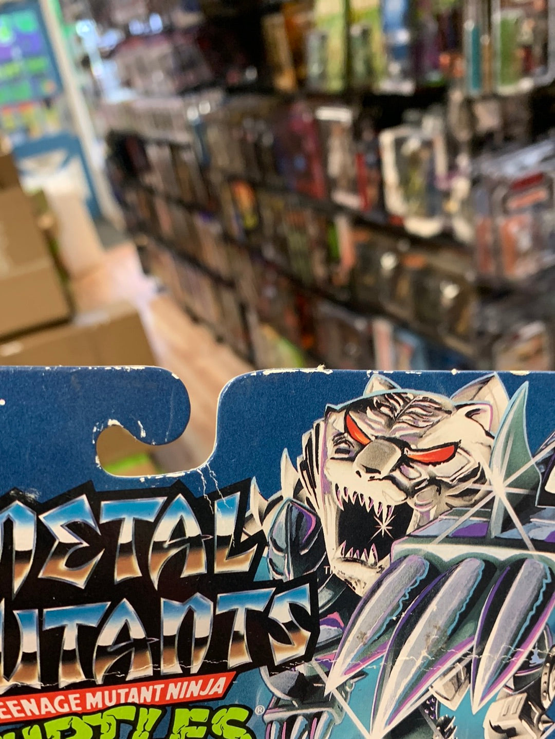 Metal Mutant Shredder 0110 (Vintage TMNT Ninja Turtles, Playmates) Sealed product image 10, provided for visual reference