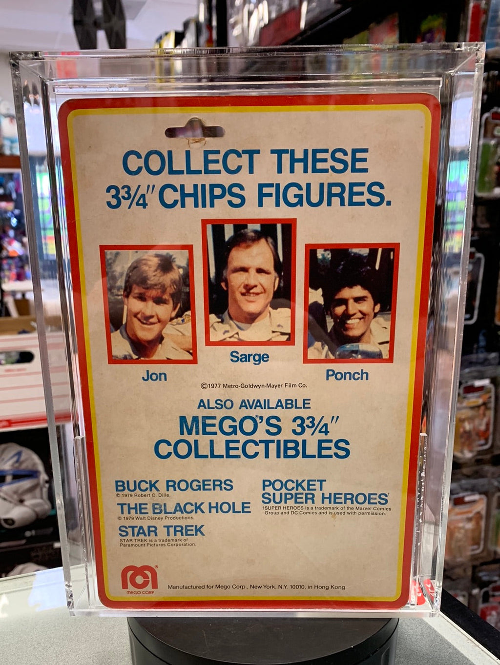Wheels Willy 3.75” Figure (Vintage Chips, MEGO) AFA Graded 75+ product image 7, provided for visual reference and product