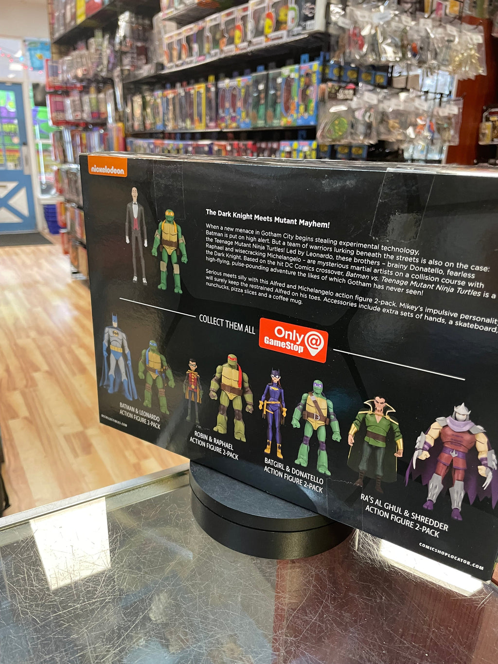 Alfred & Michelangelo 2 Pack (Batman Vs Teenage Ninja Turtles, DC Collectibles) SEALED product image 7, provided for visual