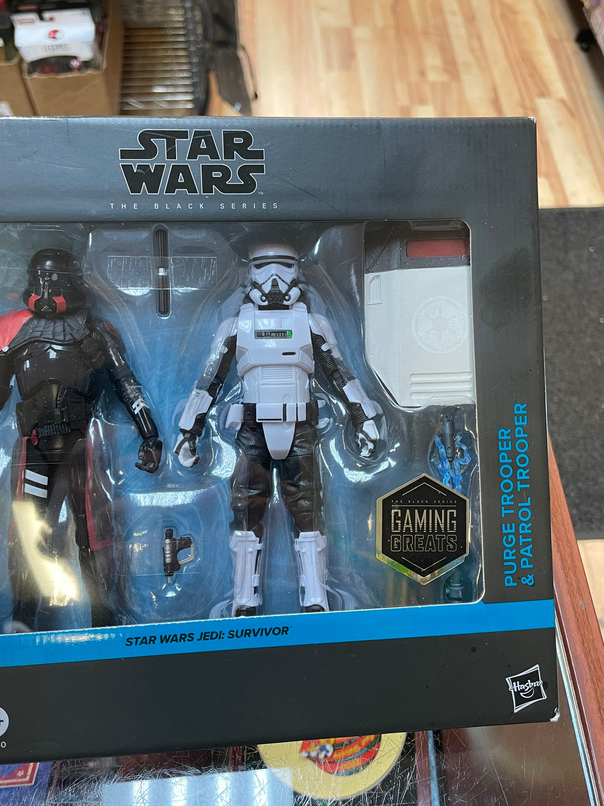 Purge Trooper & Patrol Trooper (Star Wars Black Series, Hasbro) **SEALED** product image 5, provided for visual reference