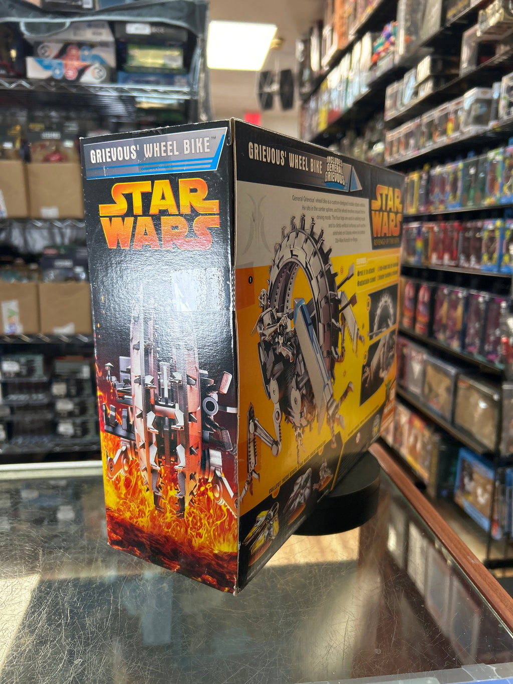 Grievous Wheel Bike -ROTS- (Vintage Star Wars, Hasbro) **SEALED** product image 5, provided for visual reference and product
