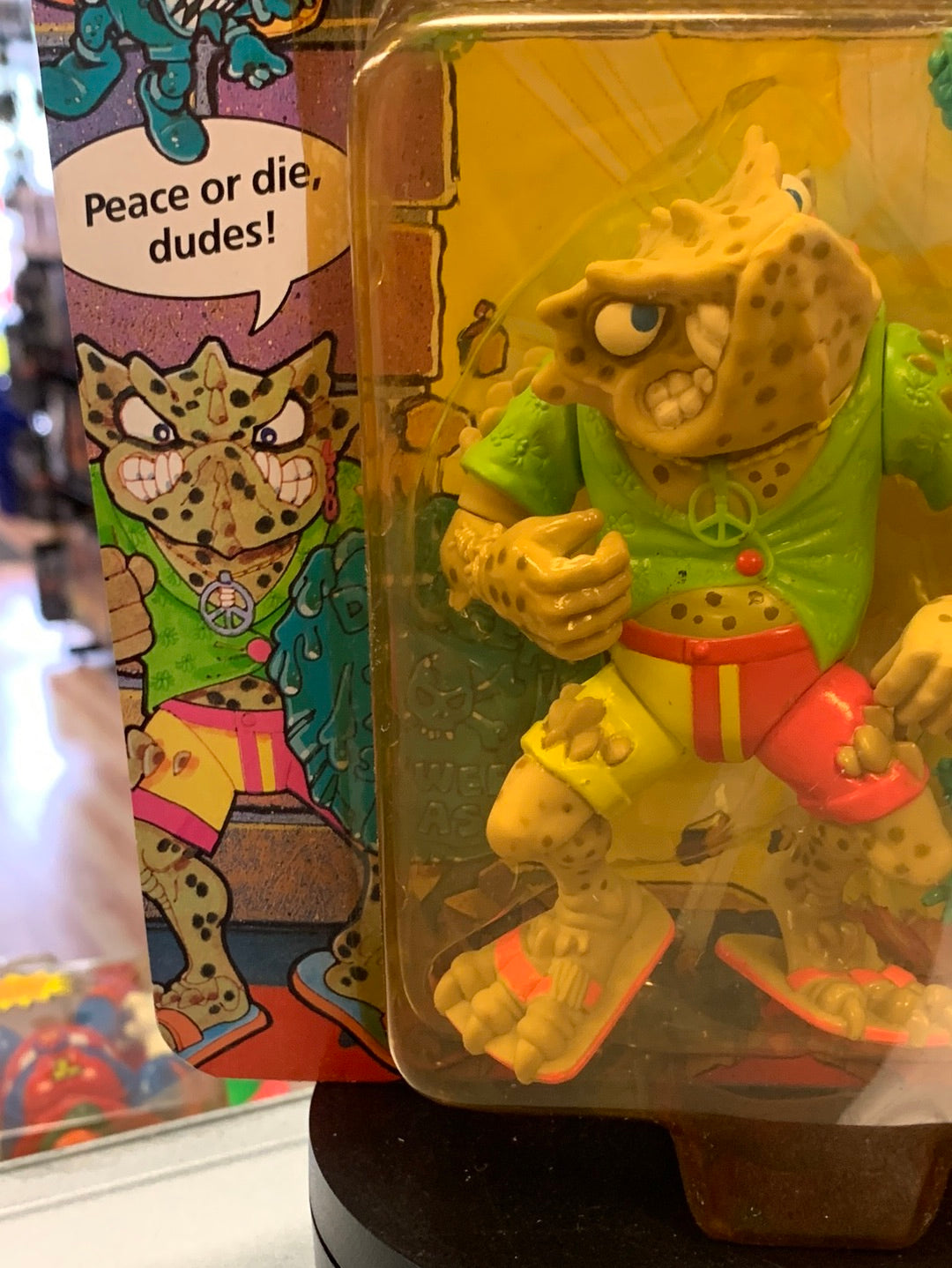 Napoleon Bonafrog 0090 (Vintage TMNT Ninja Turtles, Playmates) Sealed product image 5, provided for visual reference and