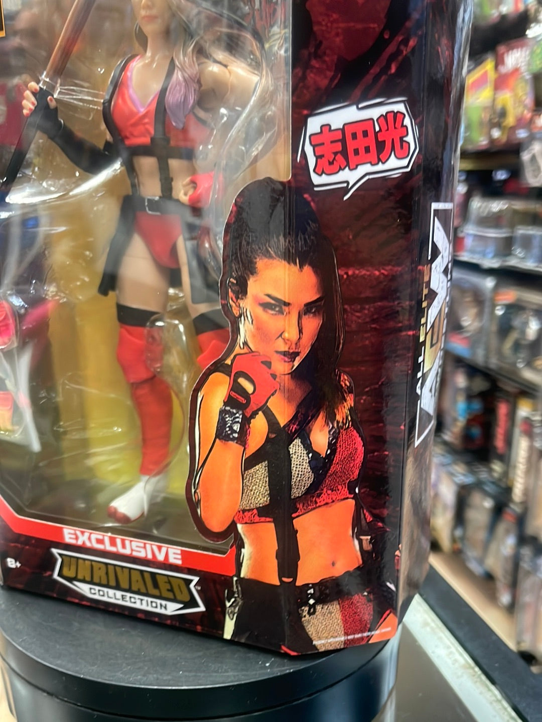 Shida Chase 1 of 3000 (Jazwares, AEW All Elite Wrestling) product image 4, provided for visual reference and product detail
