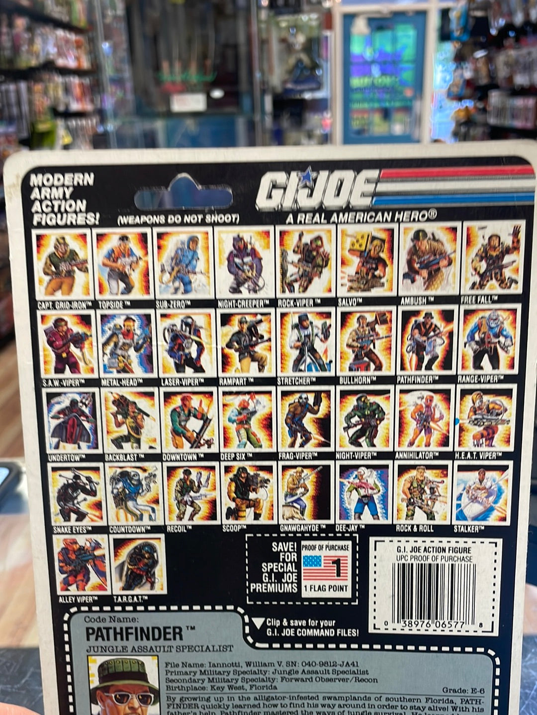 Pathfinder (Vintage GI Joe, Hasbro) Sealed product image 20, provided for visual reference and product detail review