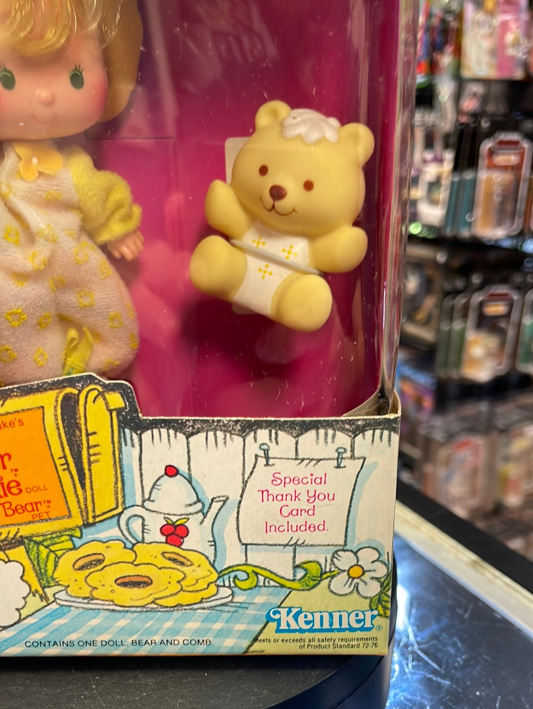 Butter Cookie with Jelly Bear (Vintage Strawberry Shortcake, Kenner) Open Box product image 4, provided for visual reference
