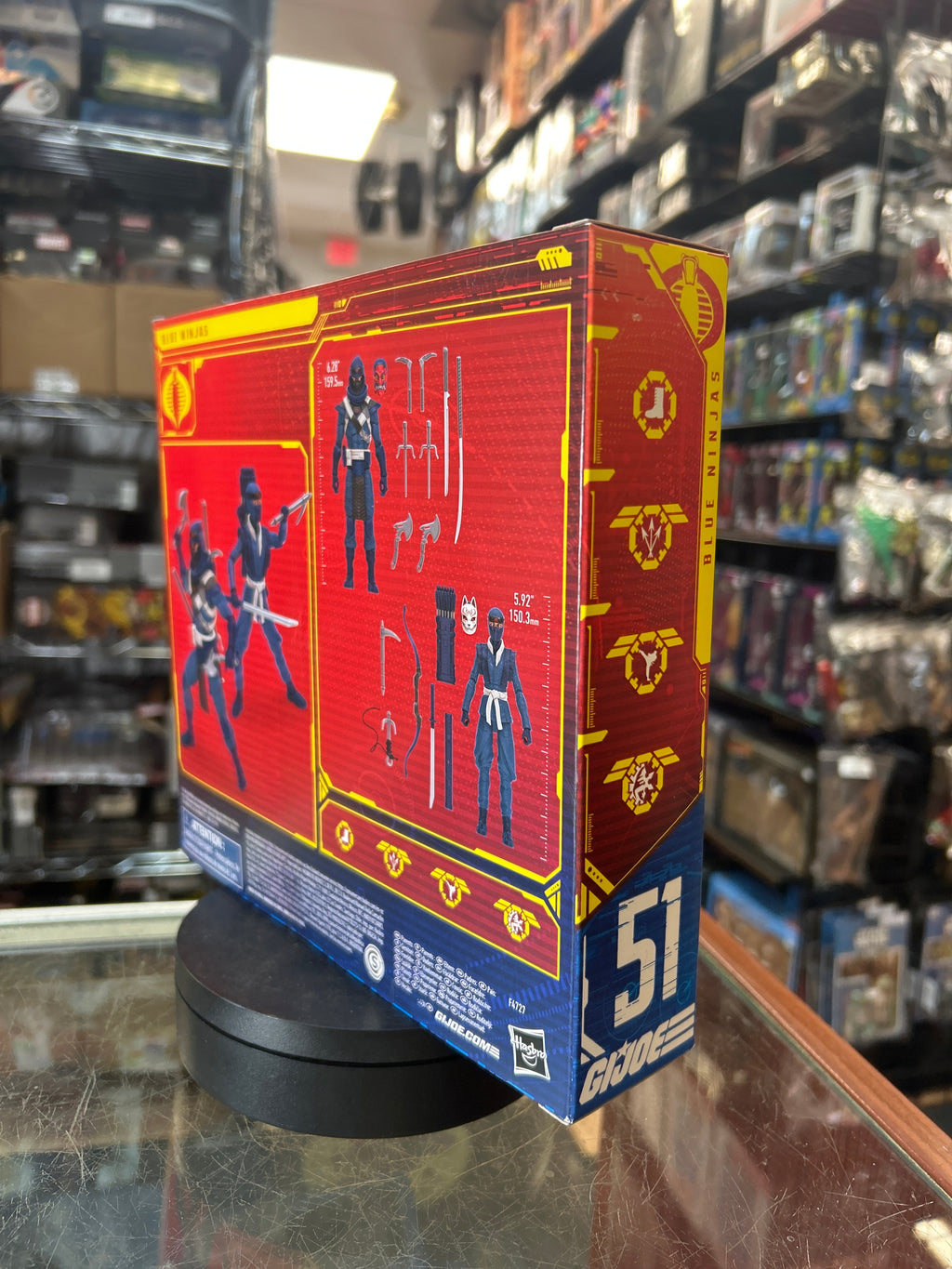 Blue Ninja (GI Joe Classified, Hasbro) **SEALED** product image 3, provided for visual reference and product detail review