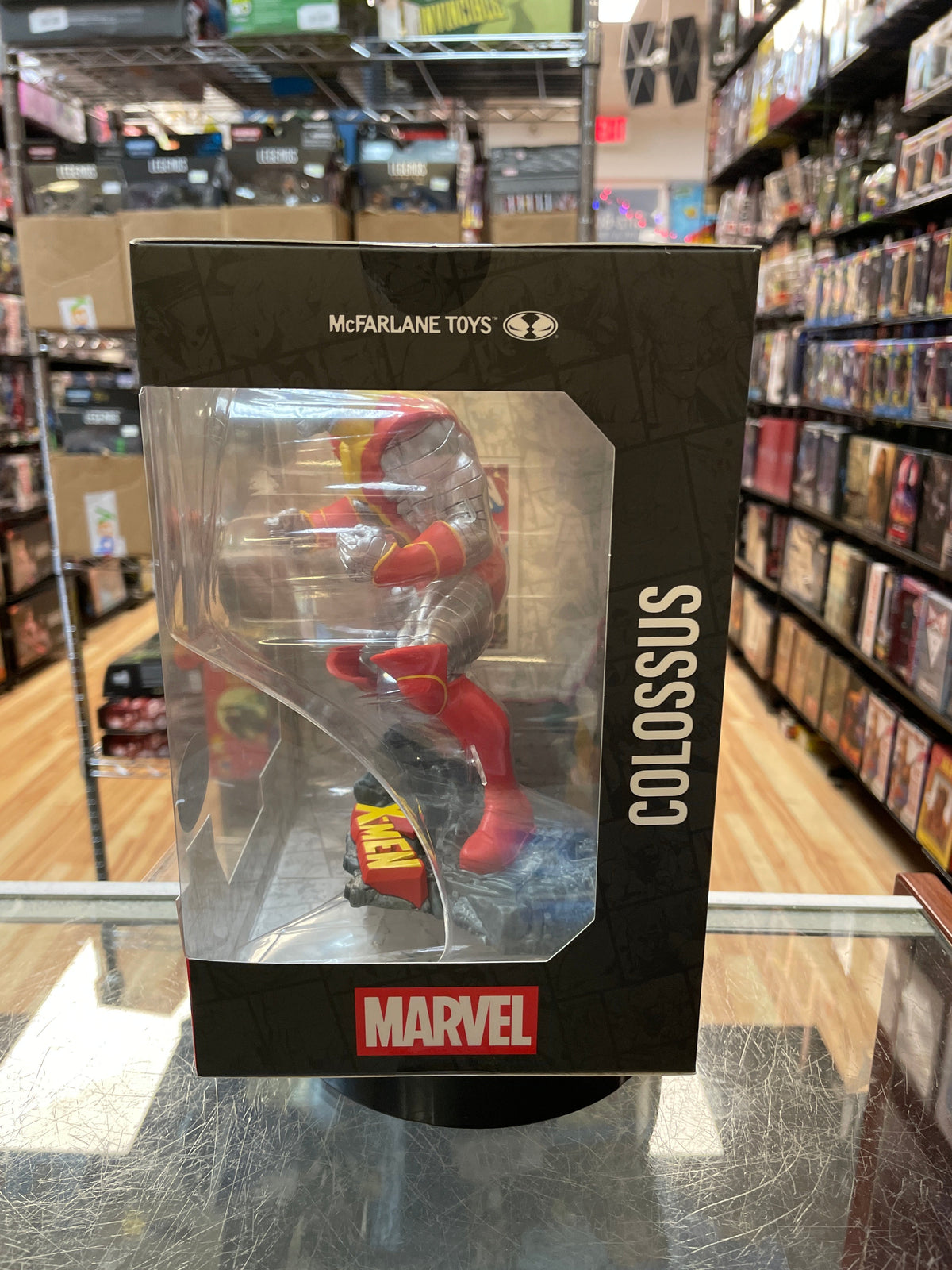 Colossus Statue -Platinum- (Marvel, McFarlane) **SEALED** product image 2, provided for visual reference and product detail