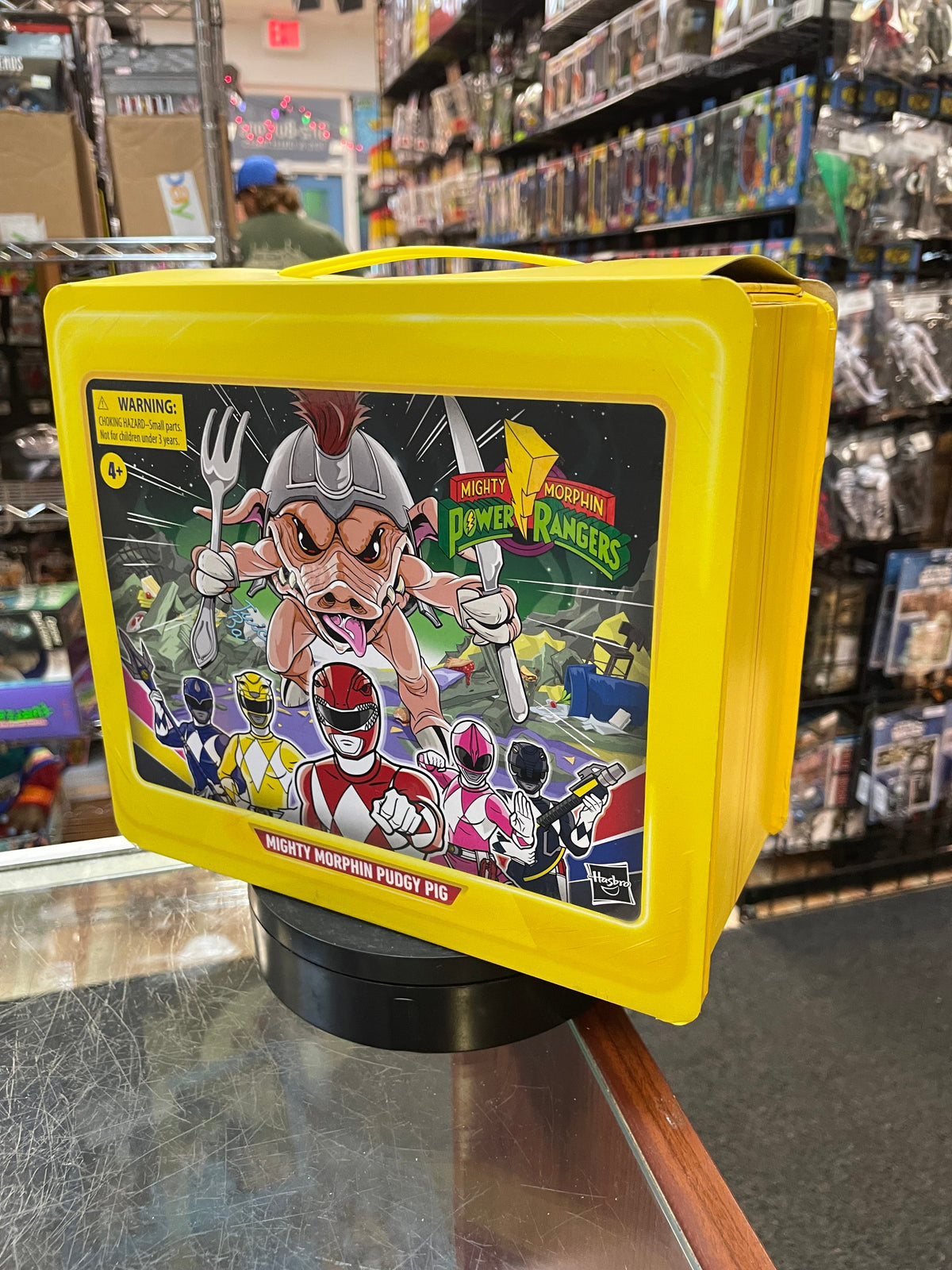 Pudgy Pig Lunch Box -Exclusive- (MMPR Lightning Collection, Hasbro) *NEW* product image 8, provided for visual reference and
