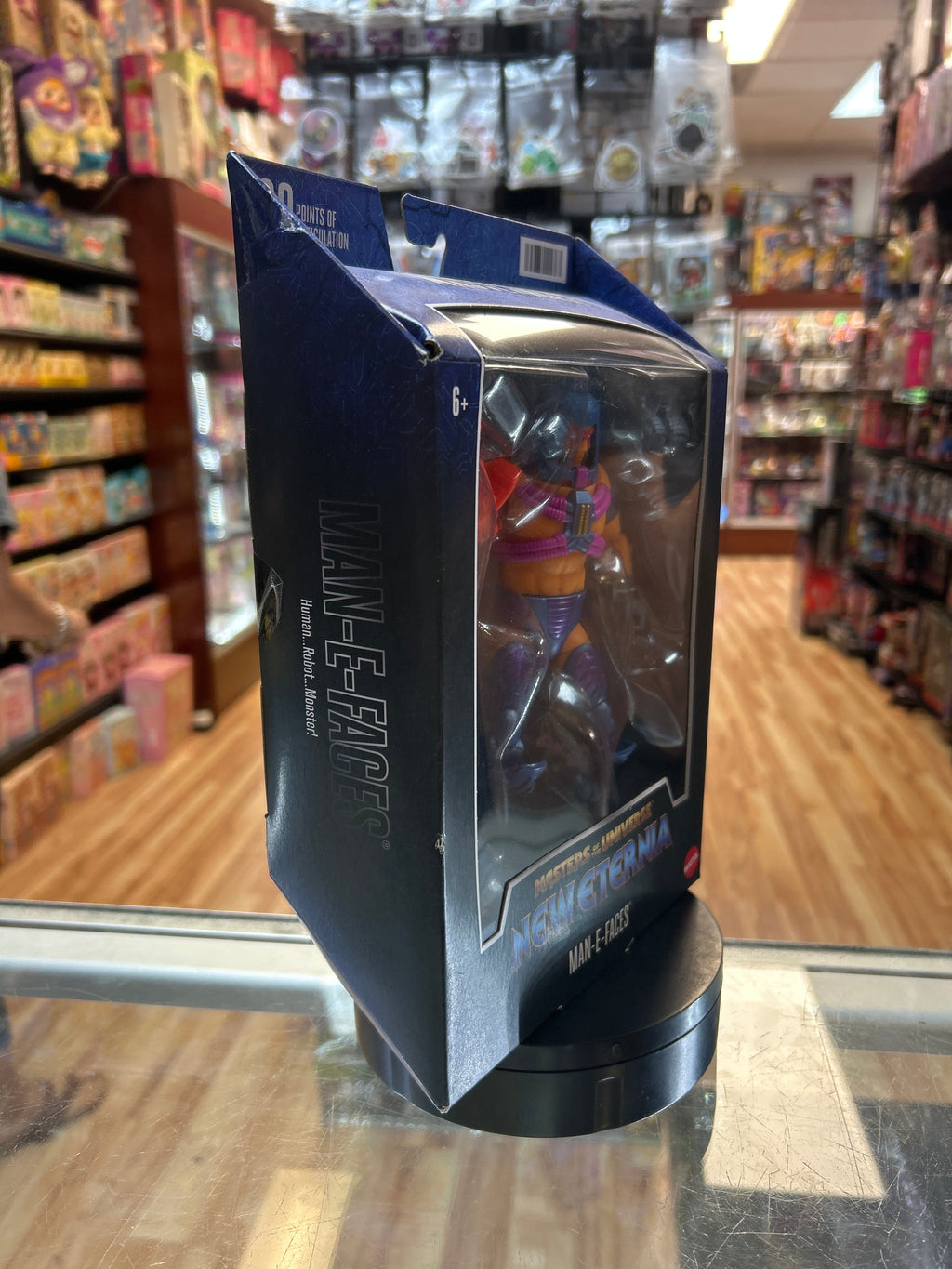 Man-E-Faces (MOTU New Eternia, Mattel) **SEALED** product image 2, provided for visual reference and product detail review