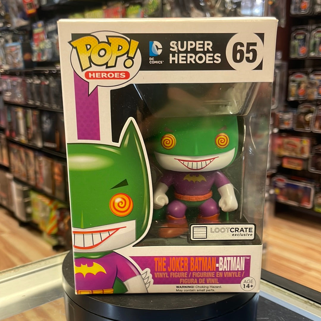 Joker Batman-Batman 65 Loot Crate (Funko Pop! DC Super Heroes) product image 1, provided for visual reference and product