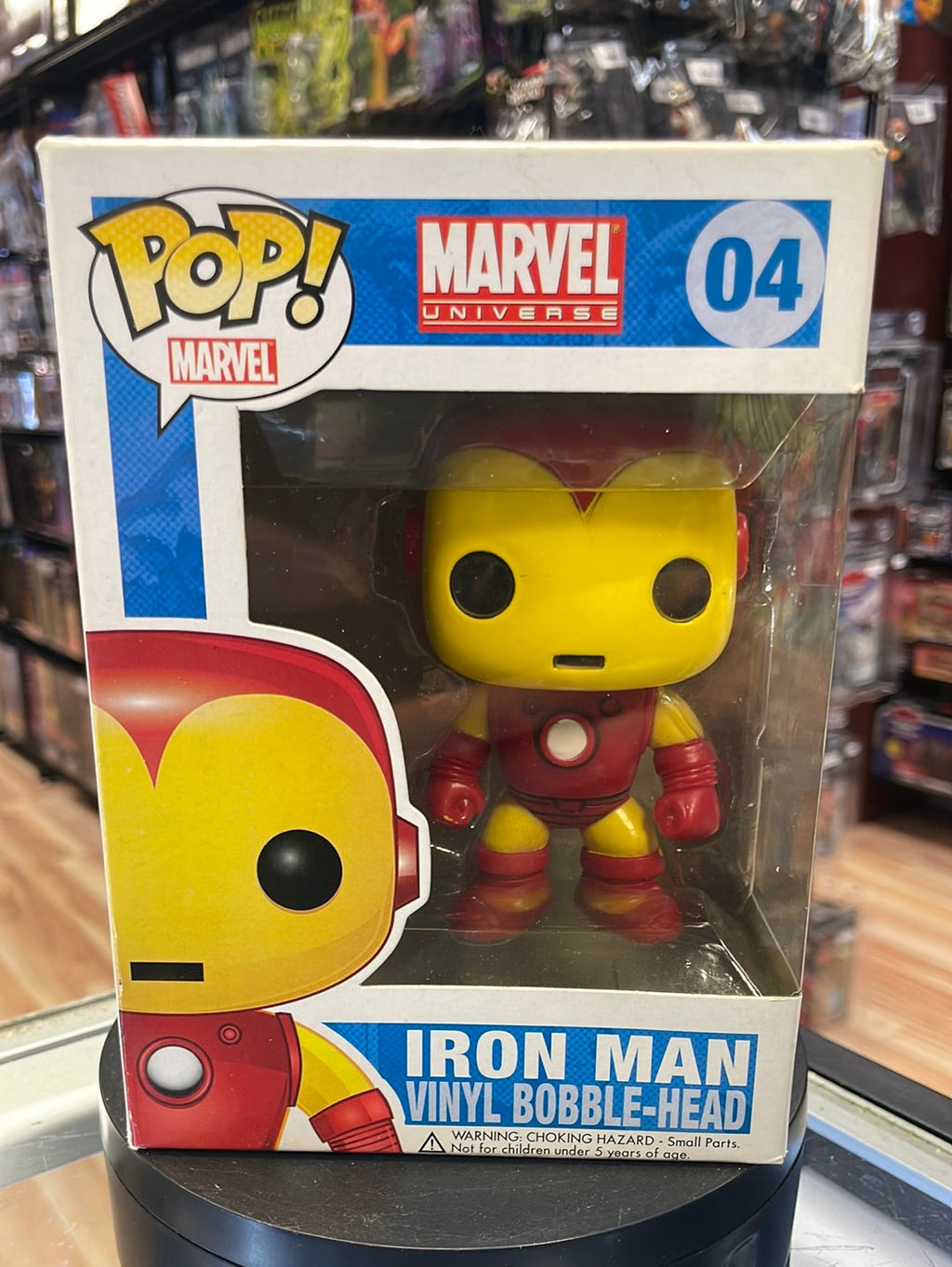 Iron Man 04 Large Font (Funko Pop! Marvel Universe) product image 1, provided for visual reference and product detail review