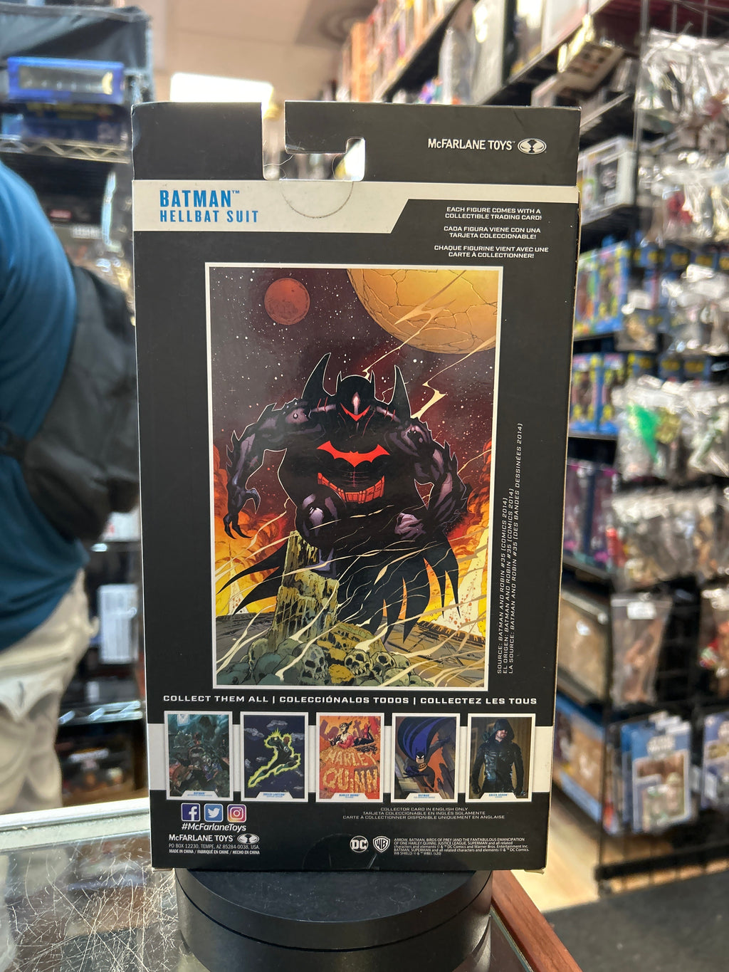 Hellbat Batman (DC Multiverse, McFarlane) **SEALED** product image 4, provided for visual reference and product detail review