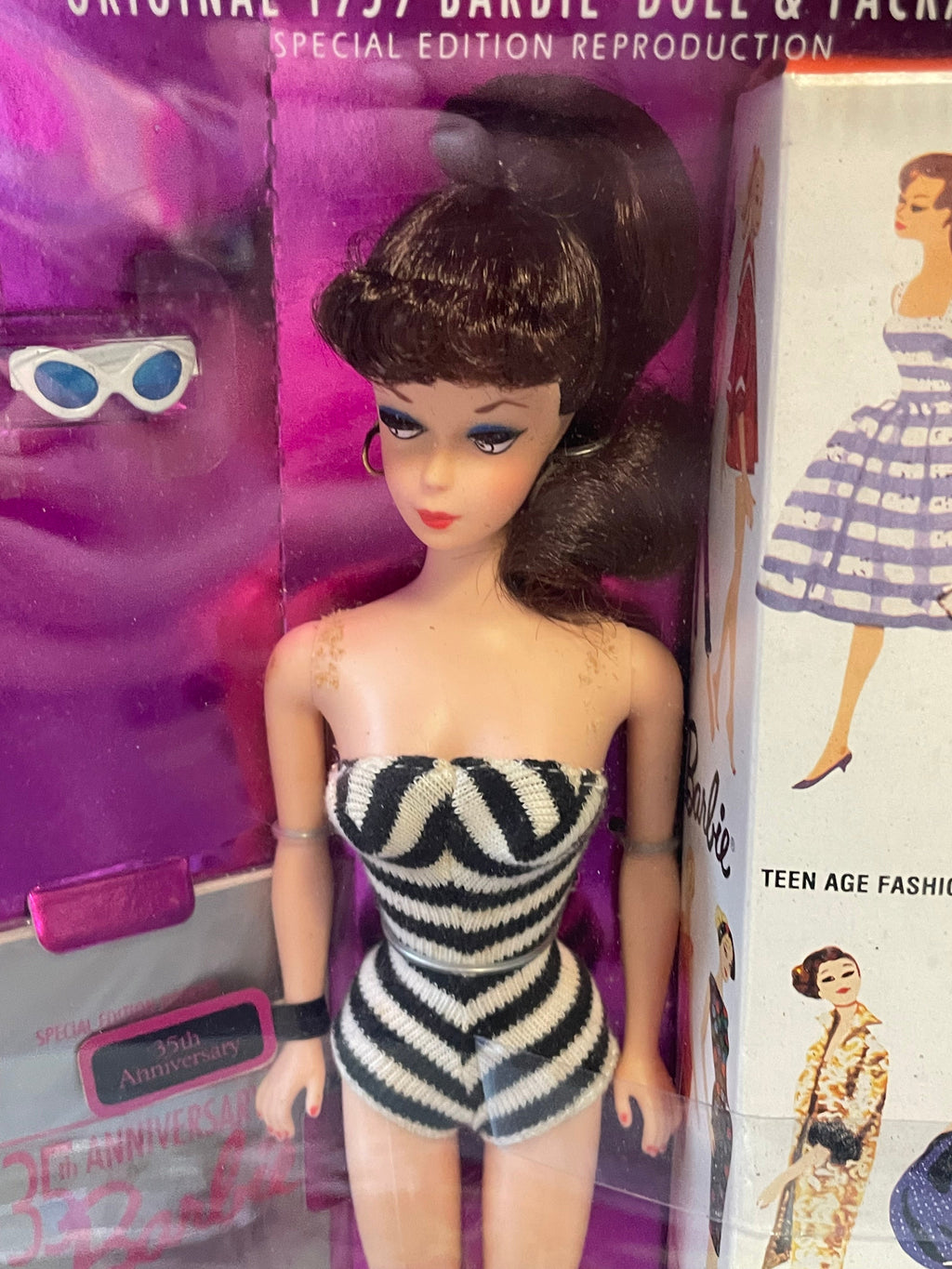 Brunette Barbie 35th #11782 (Vintage Barbie, Mattel) **SEALED** product image 3, provided for visual reference and product