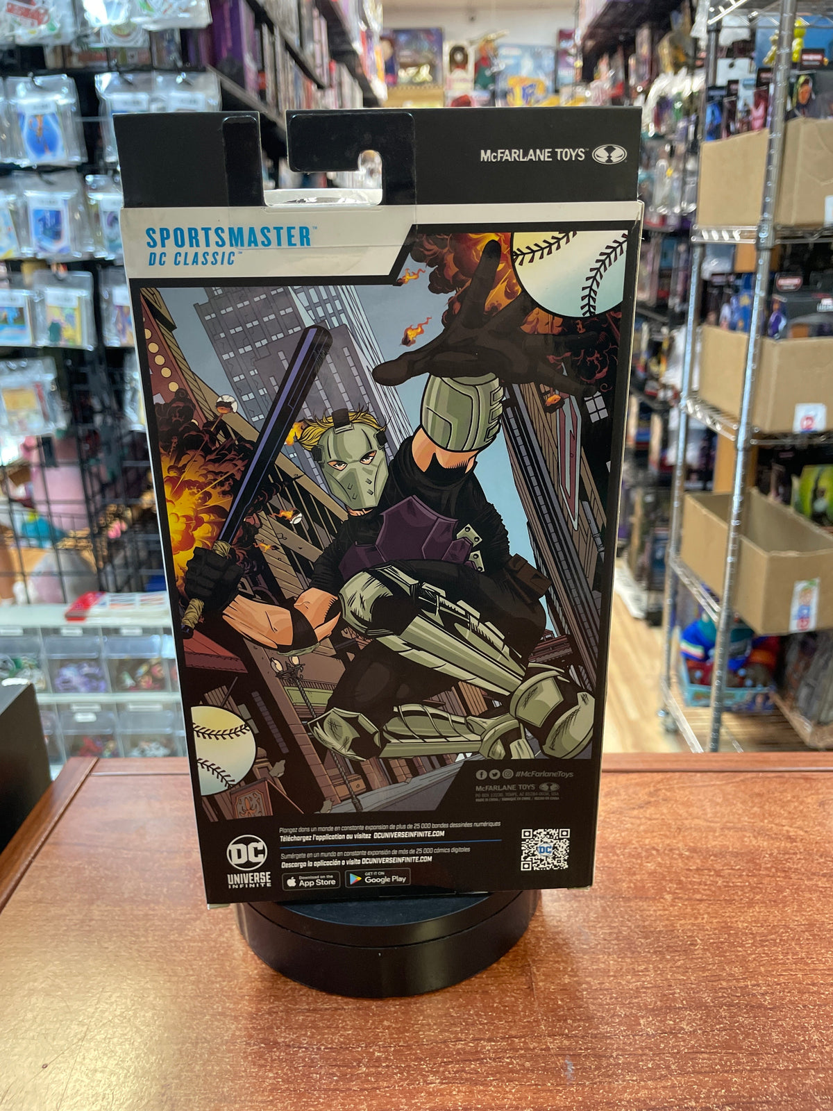 Sportsmaster DC Classics (McFarlane Toys, DC Multiverse) SEALED product image 2, provided for visual reference and product