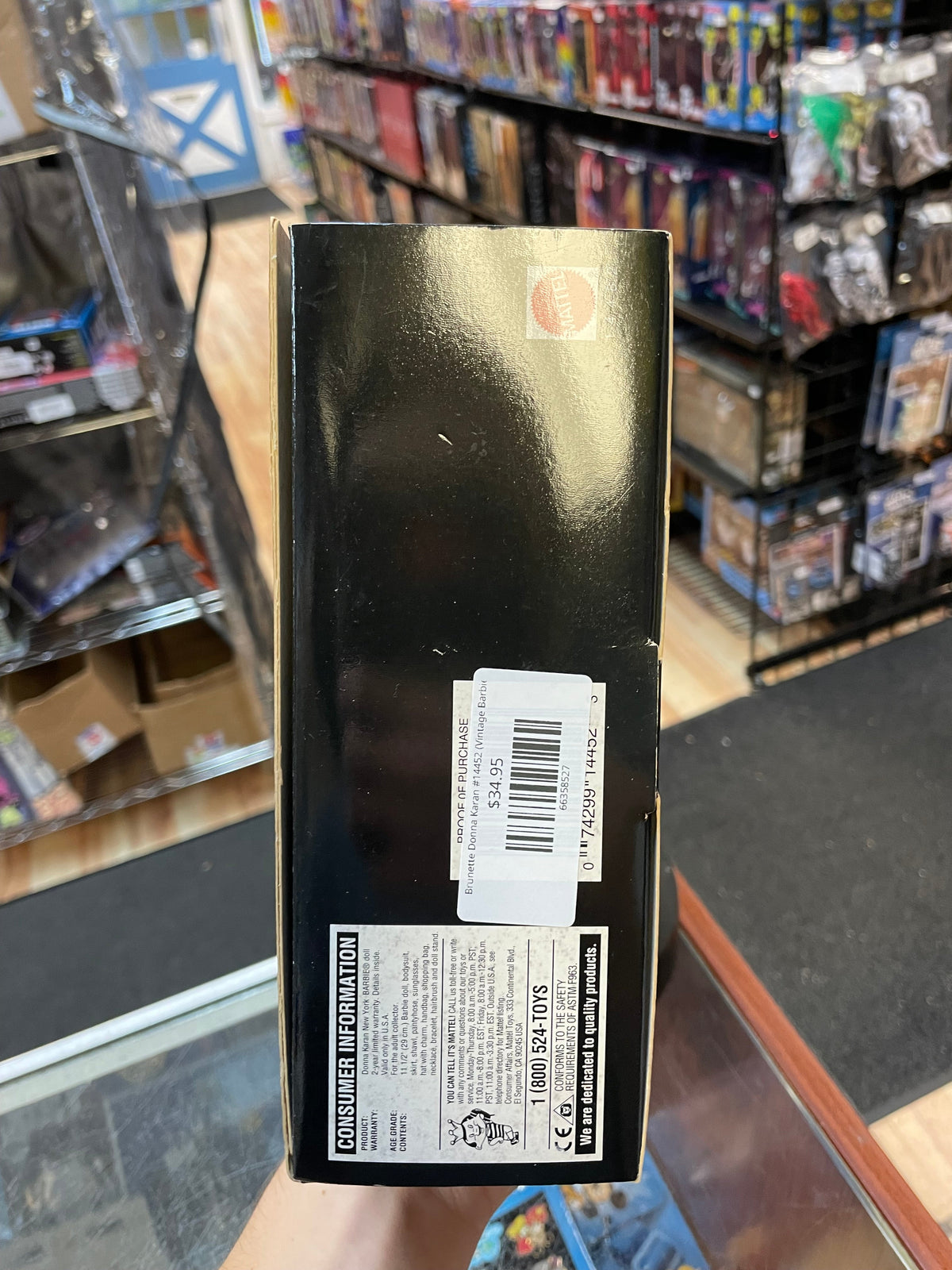 Brunette Donna Karan #14452 (Vintage Barbie, Mattel) **SEALED** product image 8, provided for visual reference and product
