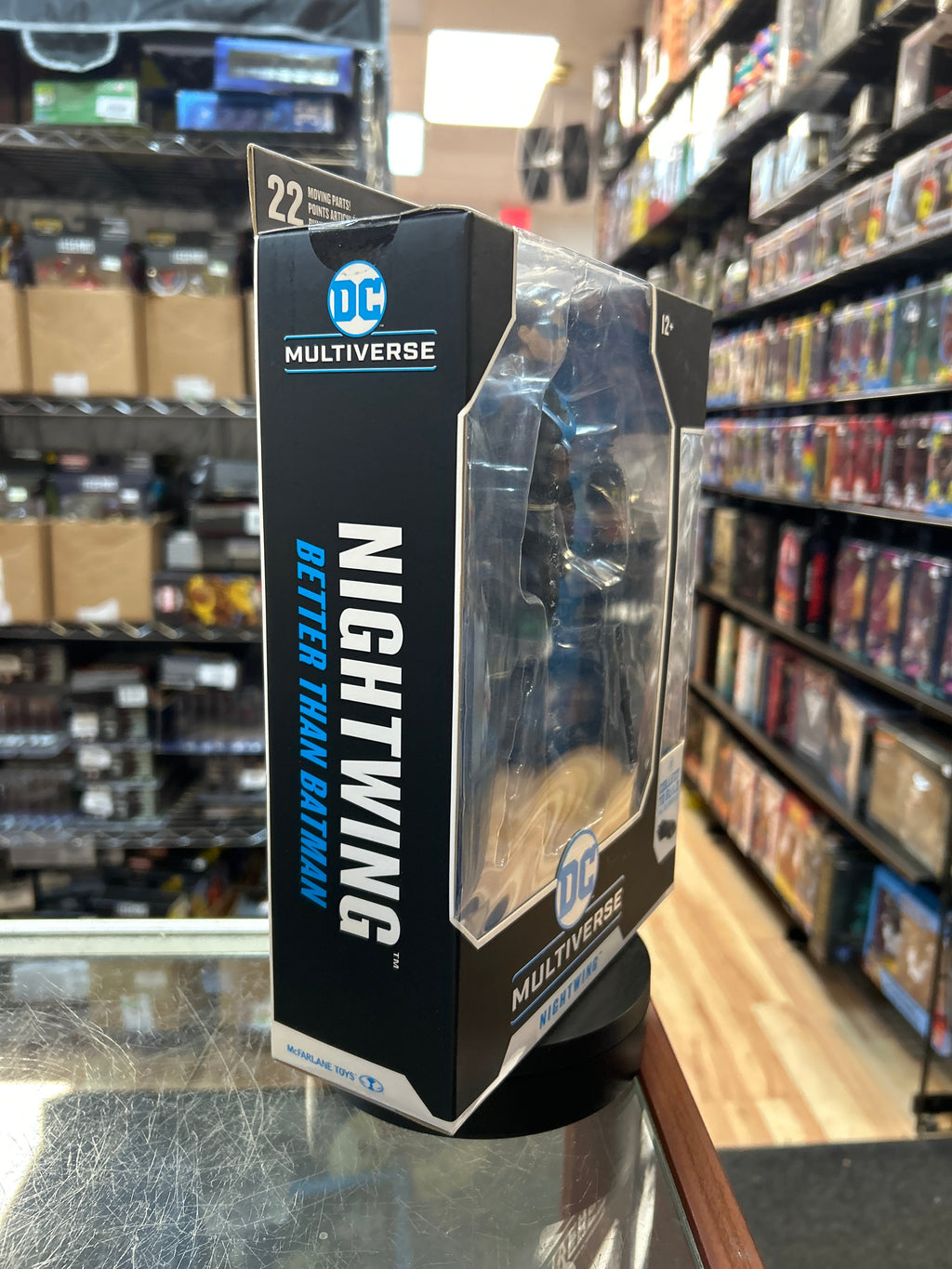 Nightwing -BAF Batmobile- (DC Multiverse, McFarlane) **SEALED** product image 2, provided for visual reference and product