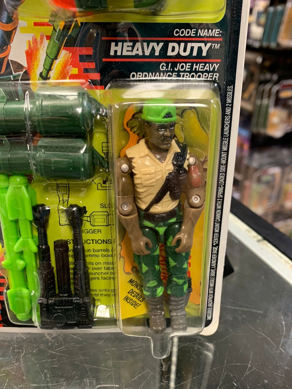 Heavy Duty Ordance Trooper (Vintage GI Joe, Hasbro) Sealed product image 4, provided for visual reference and product detail