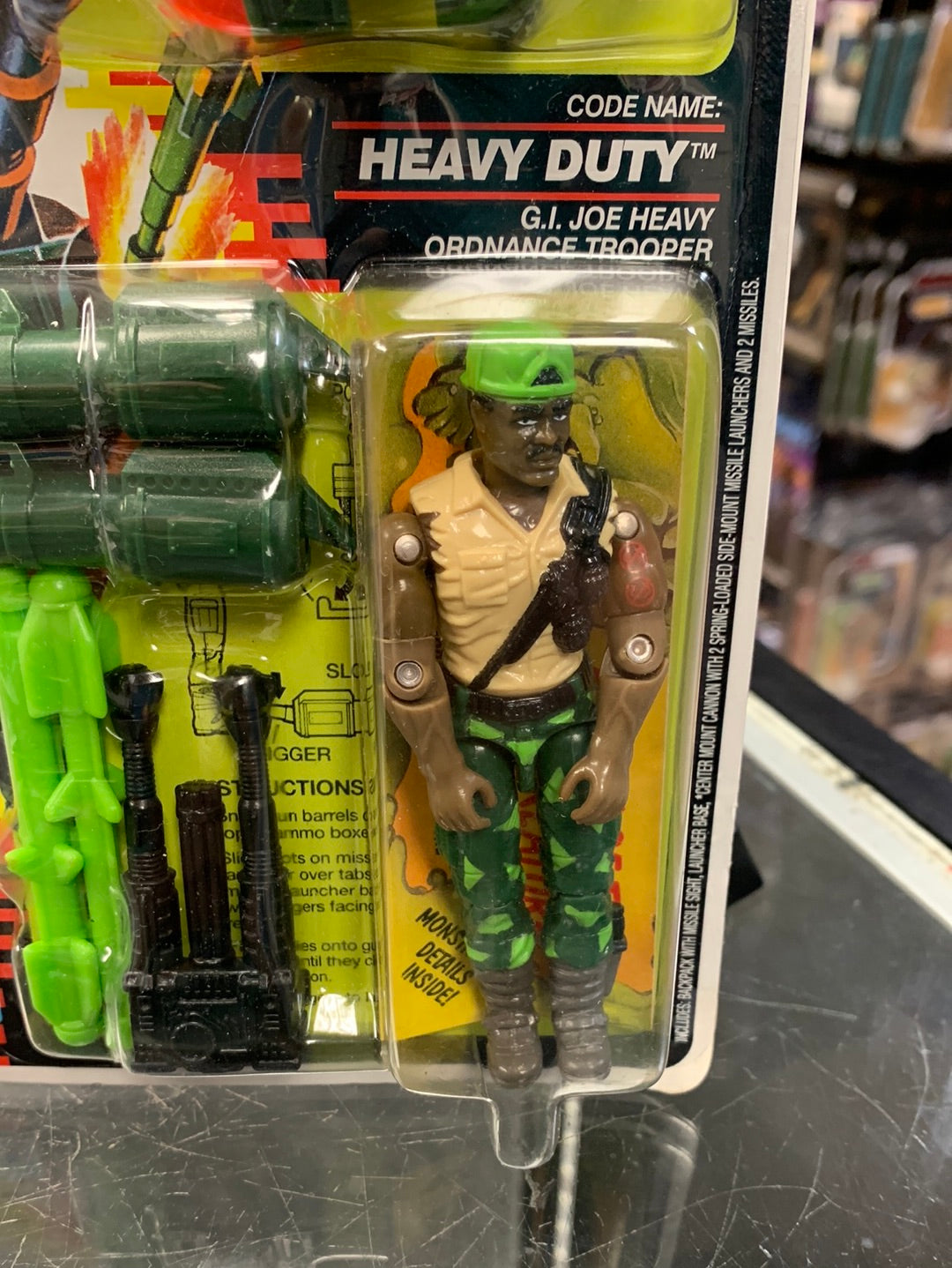 Heavy Duty Ordance Trooper (Vintage GI Joe, Hasbro) Sealed product image 4, provided for visual reference and product detail