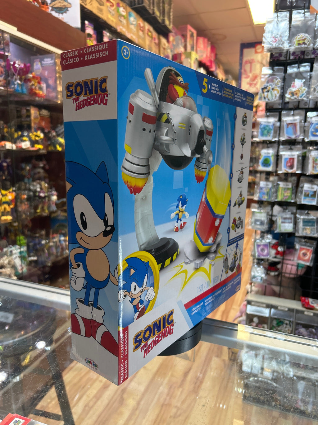 Egg Mobile Battle Set (Sonic The Hedgehog, Jakks Pacific) **SEALED** product image 2, provided for visual reference and
