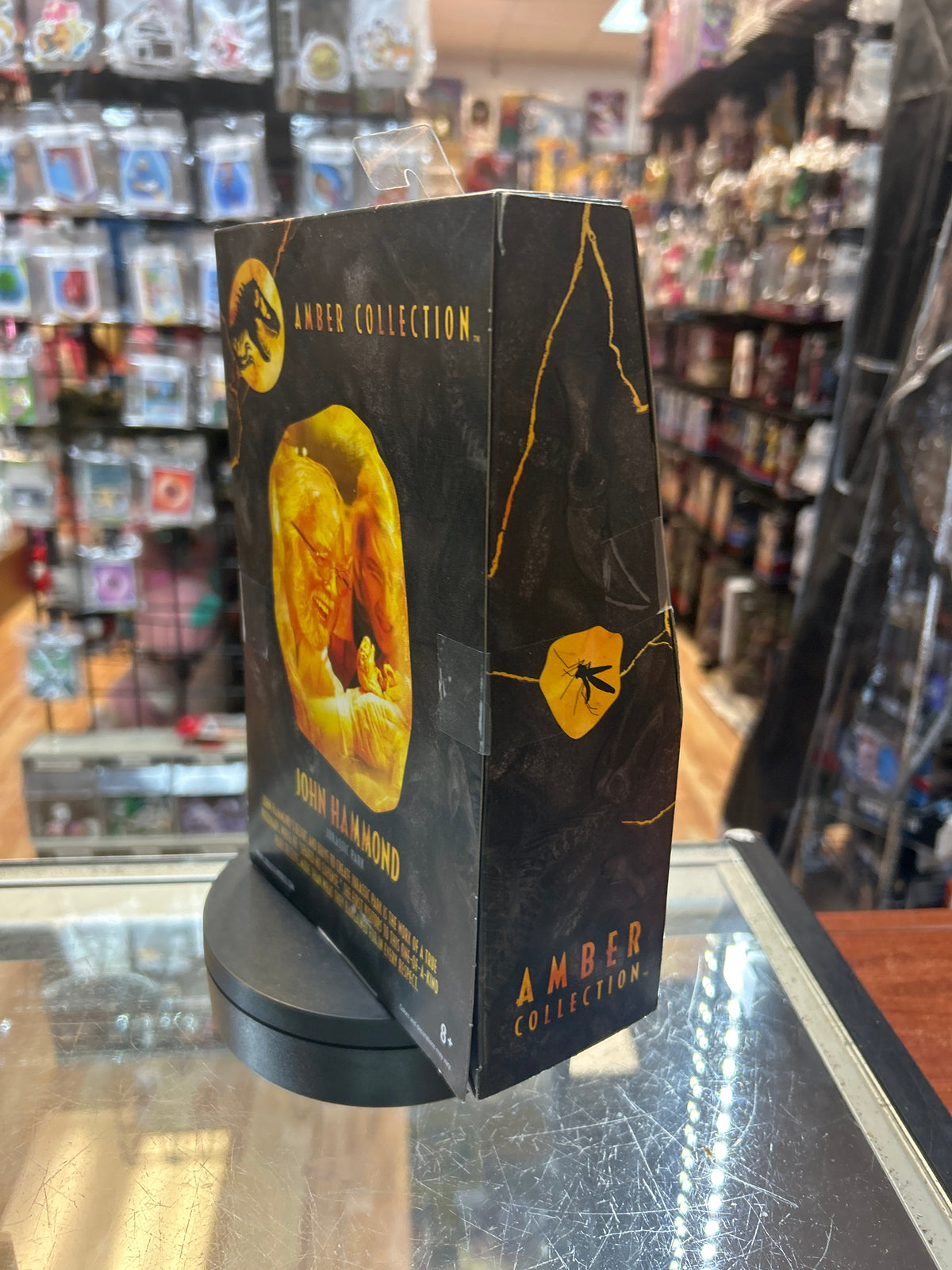 John Hammond (Jurassic Park Amber Collection, Mattel) **SEALED** product image 3, provided for visual reference and product