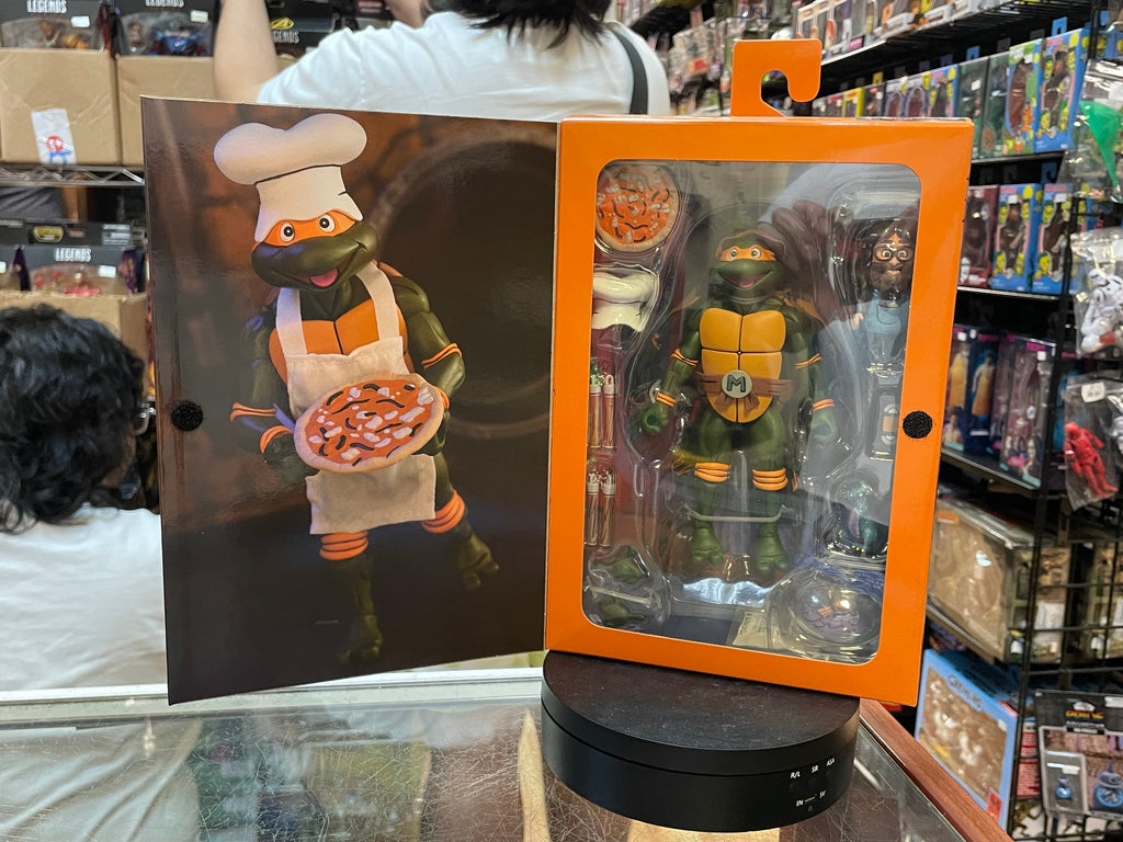 Pizza Club Michelangelo (Neca, TMNT) **SEALED** product image 1, provided for visual reference and product detail review
